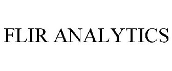 FLIR ANALYTICS