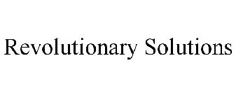 REVOLUTIONARY SOLUTIONS