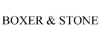 BOXER & STONE