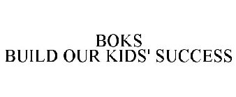 BOKS BUILD OUR KIDS' SUCCESS