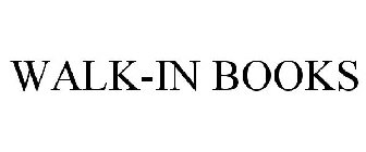 WALK-IN BOOKS