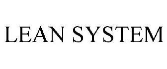 LEAN SYSTEM