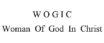 W O G I C WOMAN OF GOD IN CHRIST