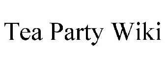 TEA PARTY WIKI