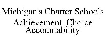 MICHIGAN'S CHARTER SCHOOLS ____________________ ACHIEVEMENT CHOICE ACCOUNTABILITY