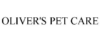 OLIVER'S PET CARE