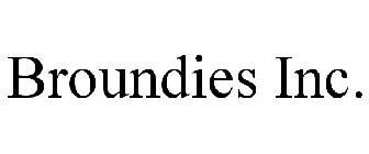 BROUNDIES INC.