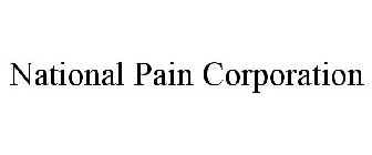 NATIONAL PAIN CORPORATION