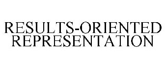 RESULTS-ORIENTED REPRESENTATION
