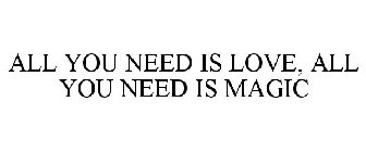 ALL YOU NEED IS LOVE, ALL YOU NEED IS MAGIC