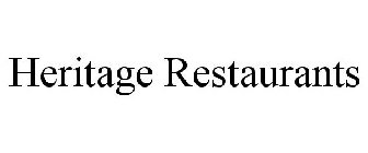 HERITAGE RESTAURANTS
