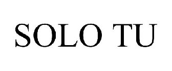 SOLO TU