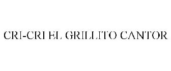 CRI-CRI EL GRILLITO CANTOR