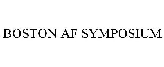 BOSTON AF SYMPOSIUM