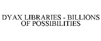 DYAX LIBRARIES - BILLIONS OF POSSIBILITIES