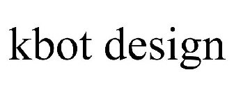 KBOT DESIGN