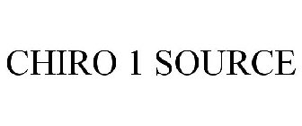 CHIRO 1 SOURCE