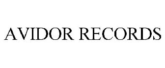 AVIDOR RECORDS