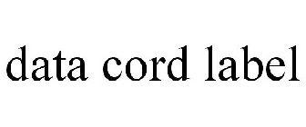DATA CORD LABEL