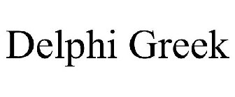 DELPHI GREEK