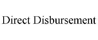 DIRECT DISBURSEMENT