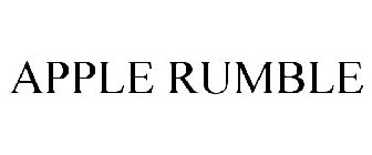 APPLE RUMBLE