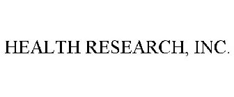 HEALTH RESEARCH INCORPORATED