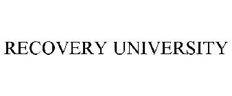 RECOVERY UNIVERSITY