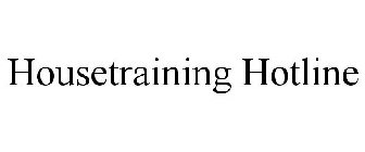 HOUSETRAINING HOTLINE