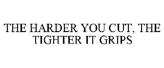 THE HARDER YOU CUT, THE TIGHTER IT GRIPS