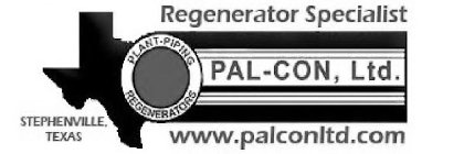 REGENERATOR SPECIALIST PAL-CON LTD.PLANT-PIPING REGENERATORS STEPHENVILLE, TEXAS WWW.PALCONLTD.COM