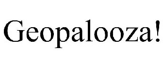 GEOPALOOZA!