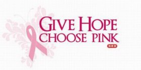 GIVE HOPE CHOOSE PINK H-E-B