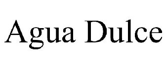 AGUA DULCE