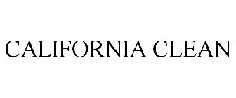 CALIFORNIA CLEAN