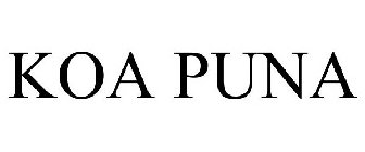 KOA PUNA