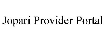 JOPARI PROVIDER PORTAL