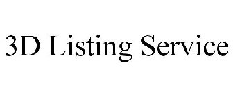 3D LISTING SERVICE