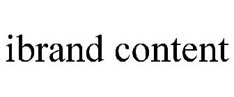 IBRAND CONTENT