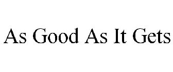 AS GOOD AS IT GETS