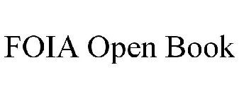 FOIA OPEN BOOK