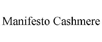 MANIFESTO CASHMERE