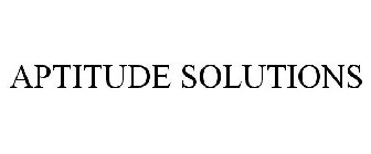 APTITUDE SOLUTIONS