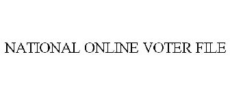 NATIONAL ONLINE VOTER FILE