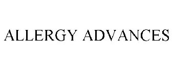 ALLERGY ADVANCES