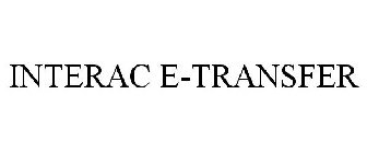 INTERAC E-TRANSFER