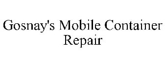 GOSNAY'S MOBILE CONTAINER REPAIR