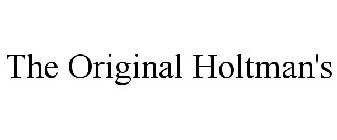 THE ORIGINAL HOLTMAN'S DONUT