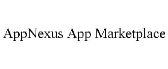 APPNEXUS APP MARKETPLACE