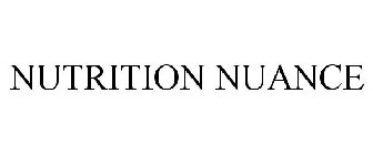 NUTRITION NUANCE